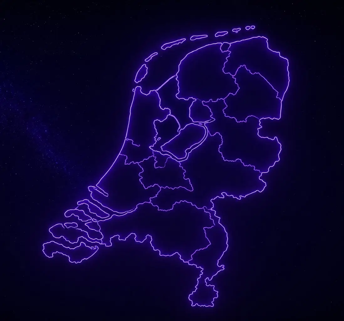 Netherlands map
